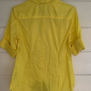 Brand new button down 3/4 sleeve shirt